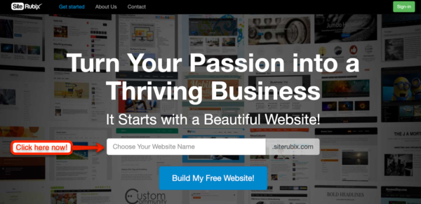 Build Your FREE Website Here Now