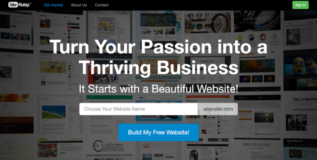 Click Here to Create Your Own Website in 60 Seconds or Less