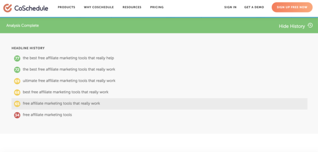 CoSchedule Analyzer - Analyze Your Headlines