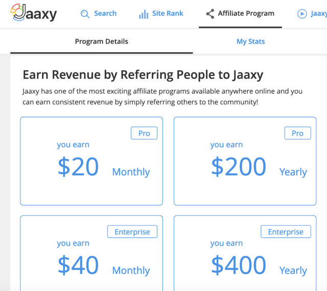 Jaaxy's Lucrative Affiliate Program