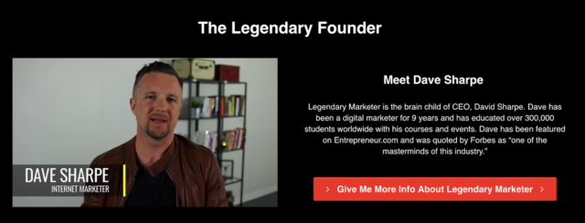 Meet Dave Sharpe Owner of Legendary Marketer