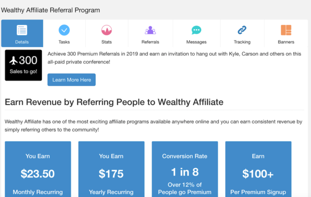Wealthy Affiliate Referral Program All Inclusive Trip To Vegas Convention