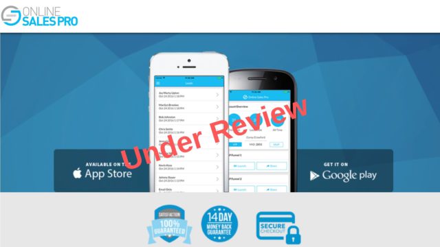 Online Sales Pro Is Under Review