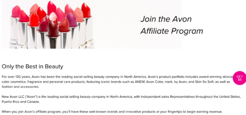 Join the Avon Affiliate Program
